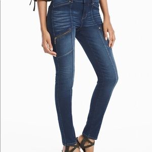 White House Black Market Dark Blue Ankle Jeans